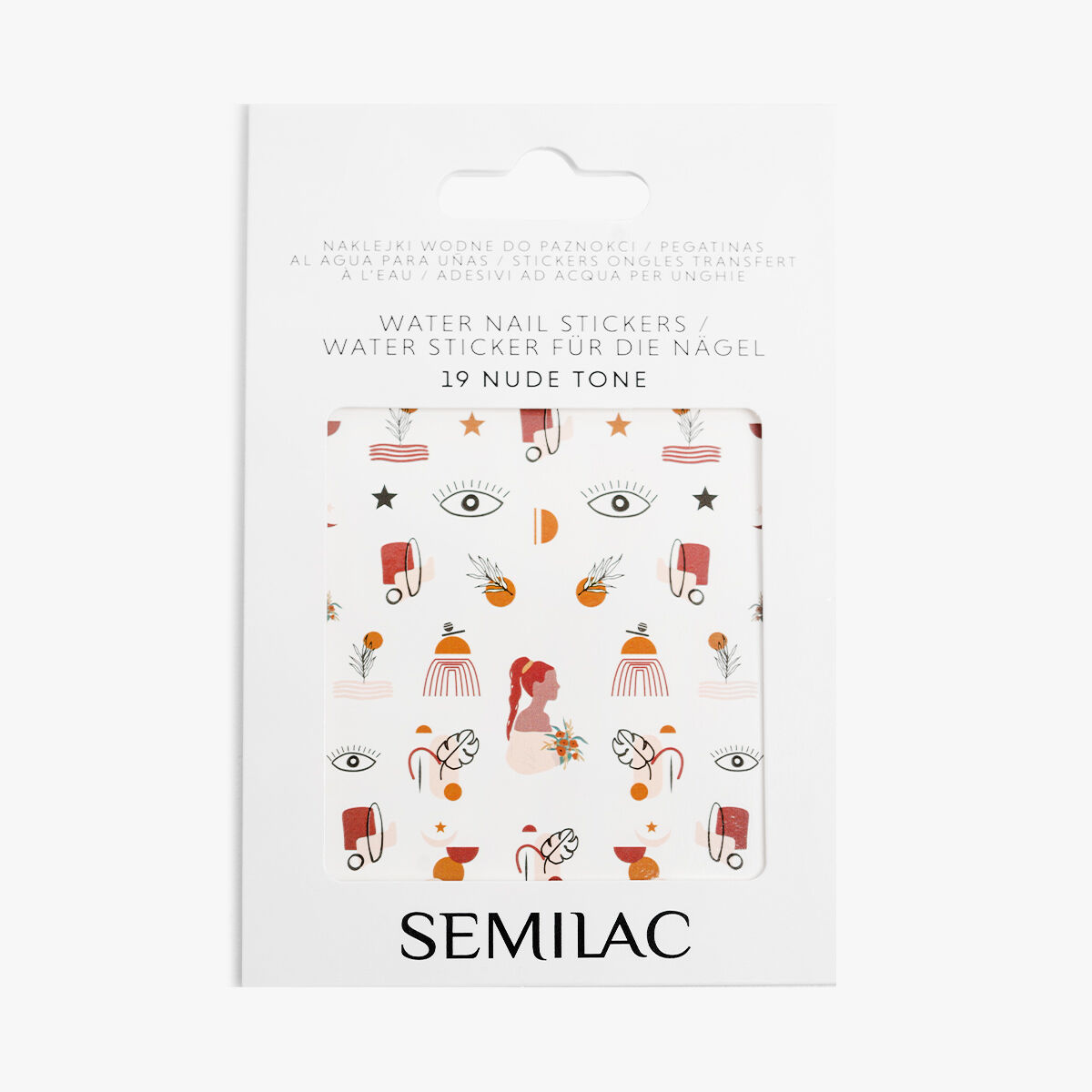 Stickers al agua para uñas Semilac - 19 Nude Tone